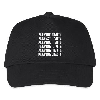 Playing darts - Kids’ Baseball Cap - black - Front