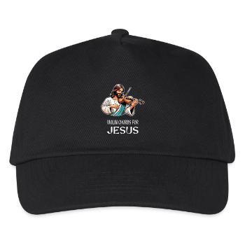 Violin chords for Jesus Christian God - Kids’ Baseball Cap - black - Front