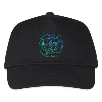 Thy word is a lamp unto my feet - Kinder Basecap - Schwarz - Vorne