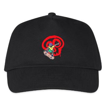 Zeichnen Illustration Tattoo Graffiti Street Art - Kinder Basecap - Schwarz - Vorne