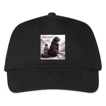 Bouvier bernois - Casquette de baseball Enfant - noir - Devant