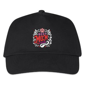 Beste Mutter aller Zeiten - Kinder Basecap - Schwarz - Vorne