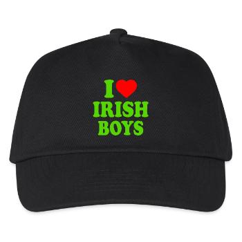 I love irish boys - Kinder Basecap - Schwarz - Vorne