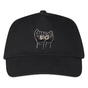 Big Sister, Sibling Design - Kids’ Baseball Cap - black - Front