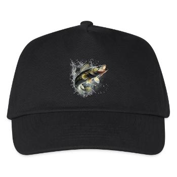 Poisson - Casquette de baseball Enfant - noir - Devant