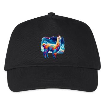 Alpaca - Kids’ Baseball Cap - black - Front