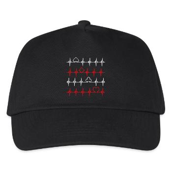 Joueurs professionnels Jeux de casino Jeux de hasard Poker Jeux d’argent - Casquette de baseball Enfant - noir - Devant