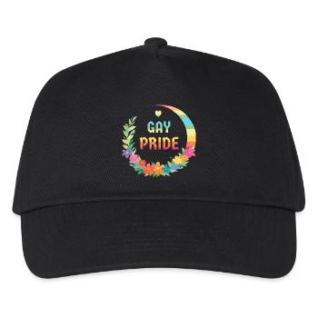 LGBTQIA+ Schwule und Lesben - Kinder Basecap - Schwarz - Vorne