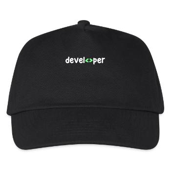 Développeur Code Scripting Debug Informatik Geek - Casquette de baseball Enfant - noir - Devant