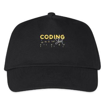 Coden Statement Développeur Programmeur Scripting - Casquette de baseball Enfant - noir - Devant