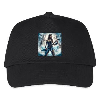 Guitarist with Poseidon - Kids’ Baseball Cap - black - Front