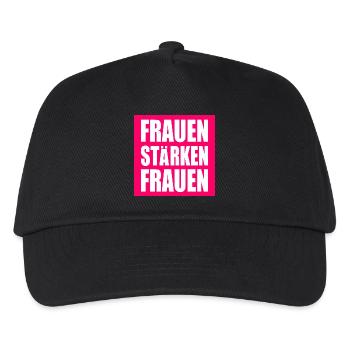 frauen stärken frauen - Kinder Basecap - Schwarz - Vorne