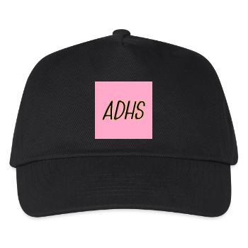 ADHS Psychologie - Kinder Basecap - Schwarz - Vorne