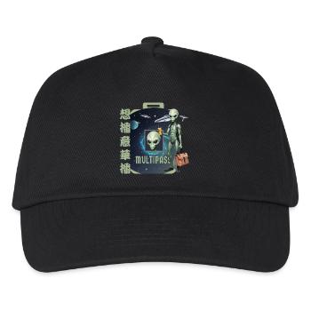 Alien Reisen - Kinder Basecap - Schwarz - Vorne