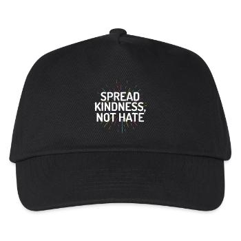 LGBT Pride Month - Spread Kindness Not Hate - Kids’ Baseball Cap - black - Front