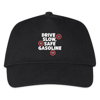 Gasoline Fuel Pump Energy Storage Refueling Statement - Kids’ Baseball Cap - black - Front