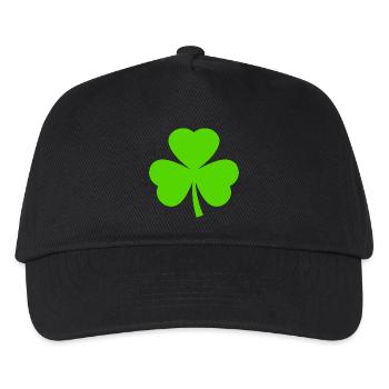 St Patrick's Day Shamrock - Kids’ Baseball Cap - black - Front