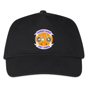 Bicycle Statement Charging Electric Energy - Kids’ Baseball Cap - black - Front