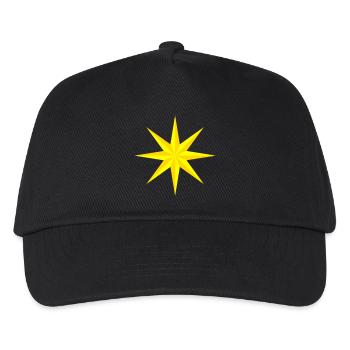 Star narrow - Kids’ Baseball Cap - black - Front