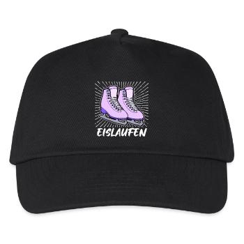 Winter Sports Ice Skating Ice Hockey Snowboard Biathlon - Kids’ Baseball Cap - black - Front