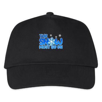 Winter Sports Snow Winter Statement Skiing - Kids’ Baseball Cap - black - Front