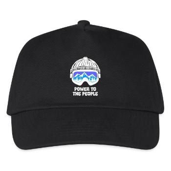 Winter Sports Statement Snow Winter Skiers - Kids’ Baseball Cap - black - Front