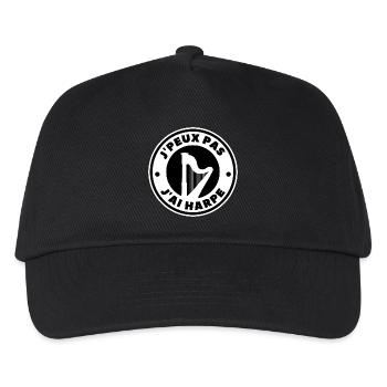 Ich kann keine Harfe haben - Kinder Basecap - Schwarz - Vorne
