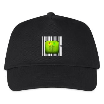 SPOT - PASSIV - Kinder Basecap - Schwarz - Vorne