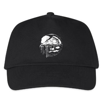 Pizza Graphic - Kids’ Baseball Cap - black - Front