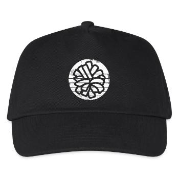 Cheerleader Pompons - Kinder Basecap - Schwarz - Vorne