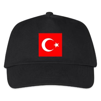 Turquie - Drapeau turc - Casquette de baseball Enfant - noir - Devant