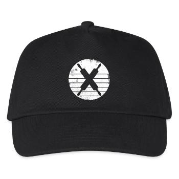Rolling pin - Kids’ Baseball Cap - black - Front