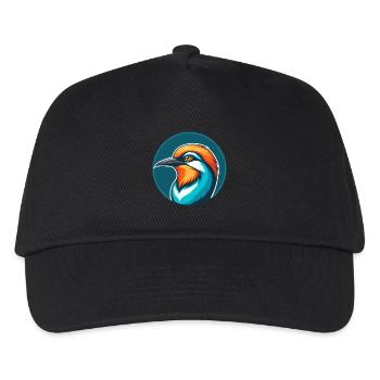 Bee Eater Cute Kawaii Cartoon Animal Pet Logo - Kids’ Baseball Cap - black - Front