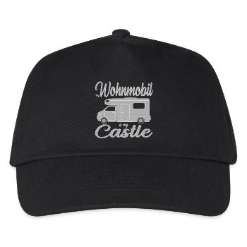 Kampmobil motorhome location for adventurers - Kids’ Baseball Cap - black - Front