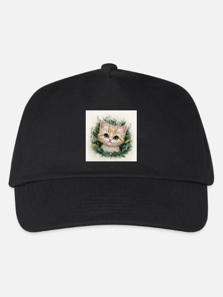 chaton - Casquette de baseball Enfant - noir