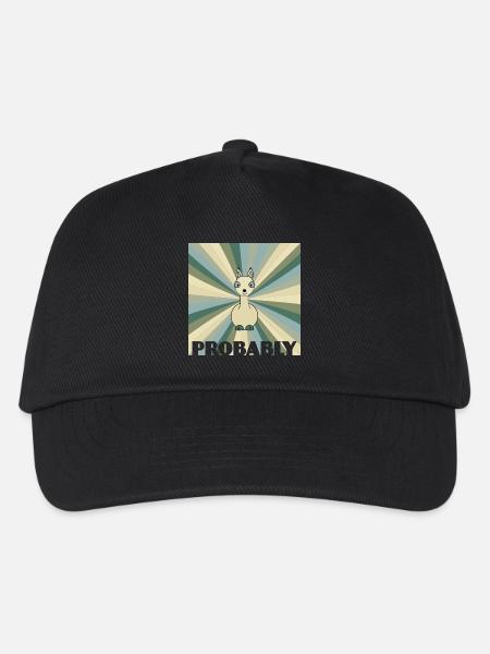 Alpaca - Kids’ Baseball Cap - black