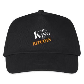 King of Bitcoin Chart - Kids’ Baseball Cap - black - Front