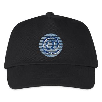 et e 12 - Kids’ Baseball Cap - black - Front