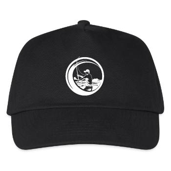 Angler Sketch - Kids’ Baseball Cap - black - Front