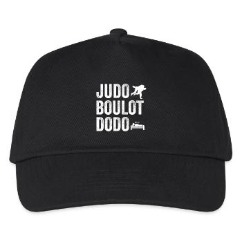 Judo Boulot Dodo Cadeau Judoka Judo Judo Judo judo - Casquette de baseball Enfant - noir - Devant