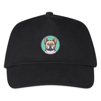 Briquet De Provence Hunderasse Lustige Karikatur Kawaii - Kinder Basecap - Schwarz - Vorne