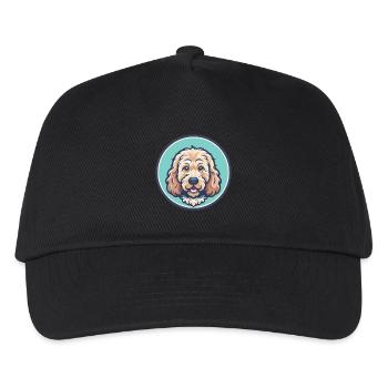 Cockapoo Chien Race Coloré Dessin animé Kawaii Clipart - Casquette de baseball Enfant - noir - Devant