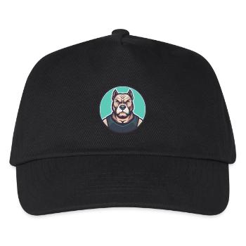 Cordoba Kampfhund Rasse Cartoon Kawaii Clipart - Kinder Basecap - Schwarz - Vorne