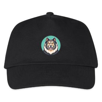 Himalaya-Schäferhund Hunderasse Karikatur Kawaii - Kinder Basecap - Schwarz - Vorne