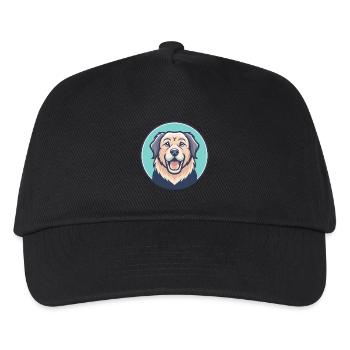 Chien Mioritique Roumain Race Dessin animé Kawaii Clipart - Casquette de baseball Enfant - noir - Devant