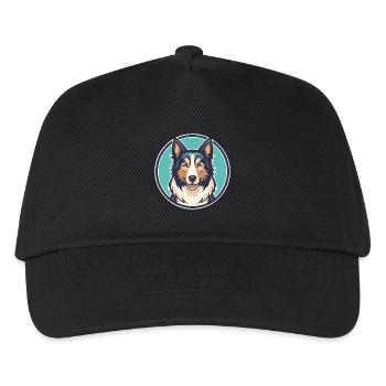 Stephens Stock Hund Rasse Cartoon Kawaii Clipart - Kinder Basecap - Schwarz - Vorne