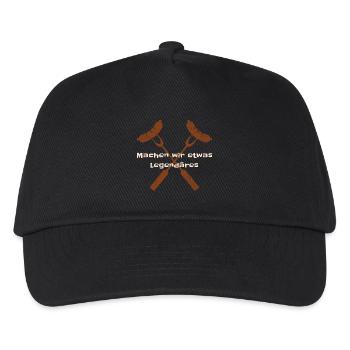 machen wir etwas legendares - Kinder Basecap - Schwarz - Vorne