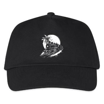 Railway Graphic - Kids’ Baseball Cap - black - Front