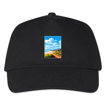 Suffolk Coast Heaths Travel Poster Souvenir WPA - Kids’ Baseball Cap - black - Front