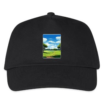 Medinah Golfplatz Club Reise Poster Souvenir - Kinder Basecap - Schwarz - Vorne